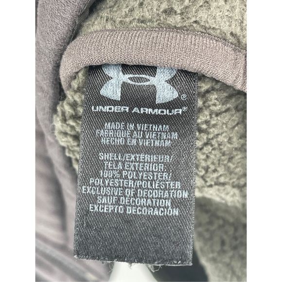 Under Armour Sweatshirt Full Zip Men XL Storm Lined Gray‎ - Picture 9 of 13